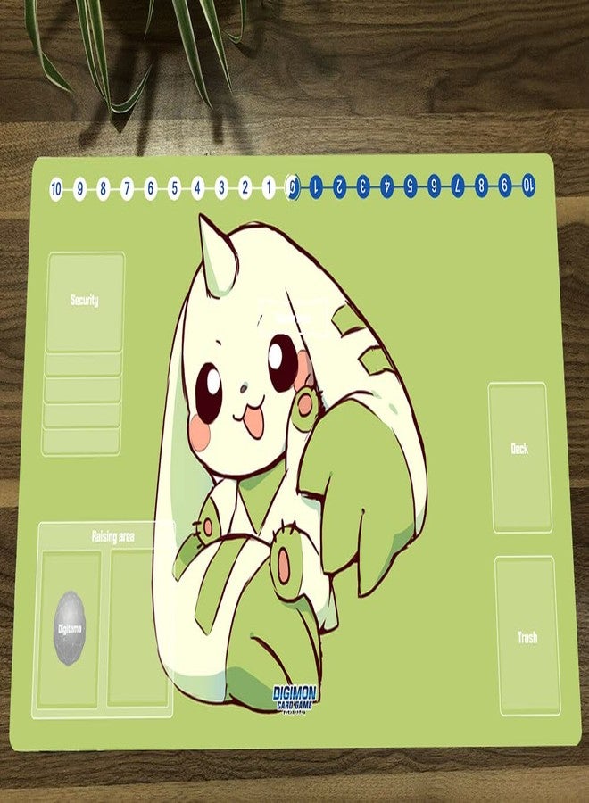 Mlikemat New Mlikemat DTCG Duel Playmat Digimon Board Terriermon Anime Trading Card Game Mat Desk Pad + Free Bag - Image 2